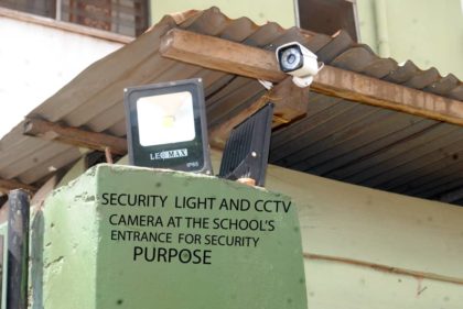 Security Light and CCTV